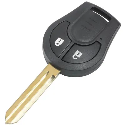 Immagine prodotto di Guscio chiave auto Techstar® 2 pulsanti compatibile Nissan Micra K13 (2010–2013) – lama NSN14