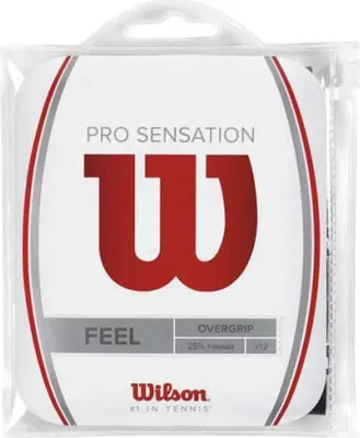 Produktbild von Wilson Pro Overgrip Sensation 12er schwarz Tennis - Griffbänder, 76260154100000