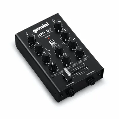 Zdjęcie produktu dla Gemini Mm1Bt - dwukanałowy mikser dj-ski z Bluetooth