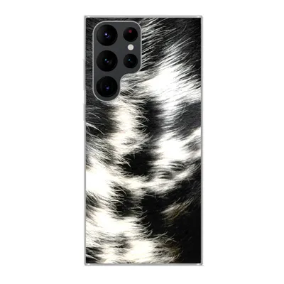 Produktbild von MuchoWow® Handyhülle Schutzhülle Hülle für Samsung Galaxy S22 Ultra Die Kuhhaut einer Langhornkuh Silikon Softcase Handy Hülle - Abbildung
