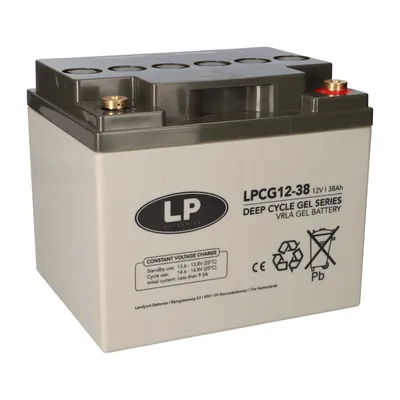 Immagine prodotto di Landport LPCG12-38 Batteria VRLA GEL 12V 38Ah senza manutenzione