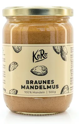 Produktbild von KoRo I Braunes Mandelmus | 500 g