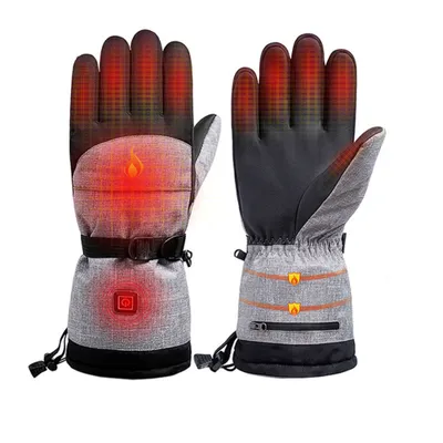 Produktbild von Beheizbare Handschuhe Touchscreen Wasserdichte Handschuhe Winterhandschuhe Einstellbare Temperatur 40-55°C Skihandschuhe Motorradhandschuhe Damen und Herren für Outdoor Aktivitäten