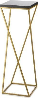 Immagine prodotto di Howhomely Portafiori Oro MDF 70 cm - sgabello fiore, colonna fiore moderna