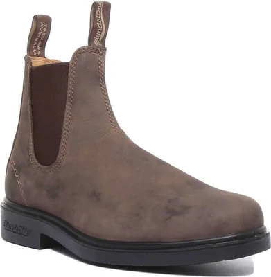 Produktbild von Blundstone 1306 Herren Elastische Seite Leder Chelsea Stiefel Rost – 10,5 UK - 45 EU - 11,5 US / Rost