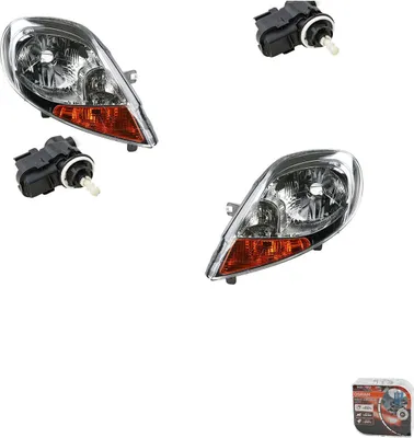 Immagine prodotto di Fari anteriori + lampade Osram Night Breaker Laser, compatibili con Nissan Primastar dal 09/06, lato sinistro e destro, codici: 8200701352, 2606000Q0E, 8200415240, 8200701353, 2601000Q0E, 8200415. Johns
