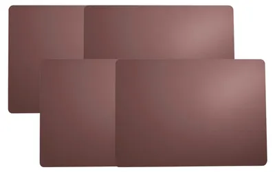 Produktbild von ASA Tischset Lederoptik plum 46x33cm Set4