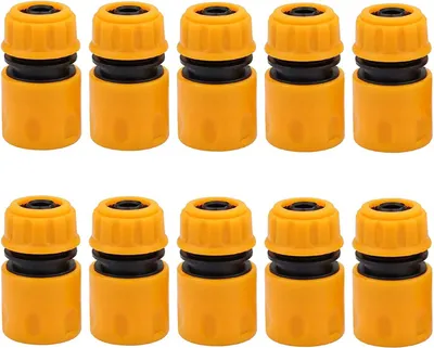 Image de 10 raccords rapides pour tuyau d'arrosage, diamètre 1/2"