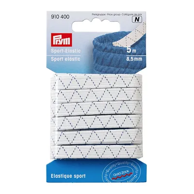 Obrázek produktu pro Pruženka sportovní, 8,5 mm, bílá, 5 m