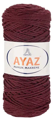 250g PAMUK MAKREME Strickwolle 2175 rotviolett