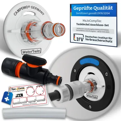 Imagen del producto de Tapa para depósito Watertwin con conexión para agua y filtro
