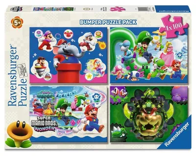 Obrázek produktu pro Puzzle Super Mario, 4x100 kusů