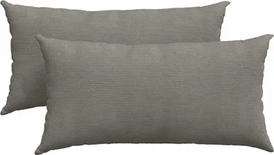 Obrázok produktu pre vidaXL Vankúš na pohovku 2 kusy svetlosivý 80 x 40 cm manšestrová látka