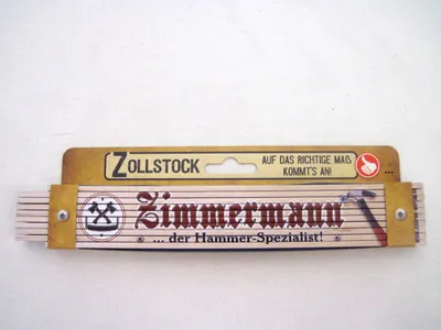 Produktbild von Zollstock Zimmermann, mehrfarbig 30056