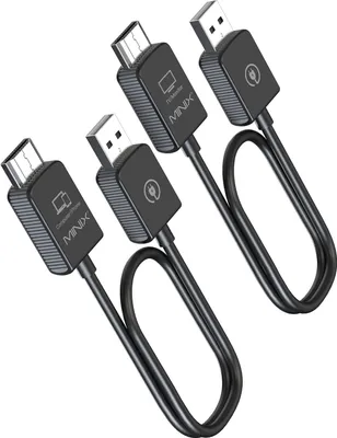Produktbild von Kabelloser HD-Display-Dongle-Adapter, keine App erforderlich, zum Streamen von Video/Audio von Smartphone/Tablet/Laptop/PC auf HDTV/Projektor/Monitor.