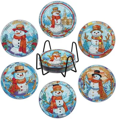 Immagine prodotto di Set di disegni da colorare con pietre decorative per adulti e bambini, decorazioni natalizie fai da te 5D