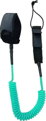 Produktbild von Sicherheitsleine ENERO für SUP-Board – 10 Fuß – Grün – Spiralleash für Stand Up Paddle