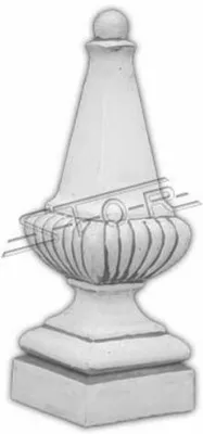 Image de Décoration Cône Colonnes Pierre Style antique Supports romains Décoration Jardin 605