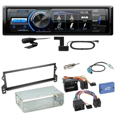 Produktbild von JVC KD-X561DBT Digitalradio Bluetooth USB Einbauset für MINI R50 R52 R53