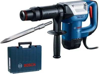 Zdjęcie produktu dla Bosch GSH 500, SDS Max, Czarny, Niebieski, Czerwony, Srebrny, 7,5 J, 2900 ud./min, 12 m/s², 1,5 m/s²