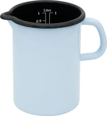 Produktbild von Riess Emaille Küchenmaß Ø 10cm, 1 l Backemaille Blau
