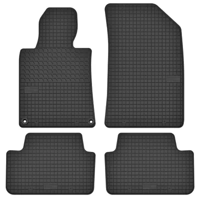 Image de Tapis de sol caoutchouc noir pour Peugeot 508 I 2010-2017 4 pièces