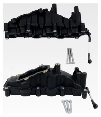 Produktbild von 2x Ansaugbrücke Saugrohr kompatibel mit A4 A6 A8 Q7 Touareg 2.7 3.0 TDI