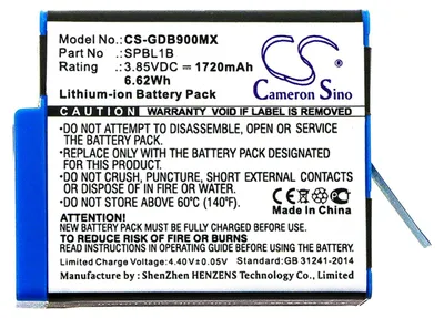 Produktbild von X-Longer Akku Batterie Battery für GoPro Hero 9 ersetzt SPBL1B Zubehör Accu