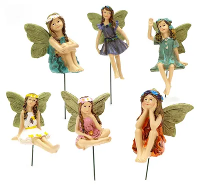 Obrázek produktu pro Miniaturní figurky – Roztomilé miniaturní figurky z pryskyřice, ideální pro pohádkové zahrádky