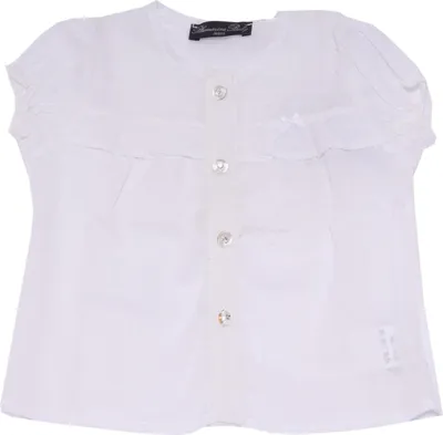 Produktbild von 3435X camicia bimba girl BLUMARINE BABY JEANS white shirt
