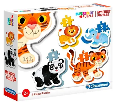 Produktbild von Clementoni My First Puzzles, 2 Stück(e), Tiere, 3 Jahr(e)