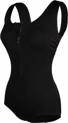 Produktbild von Funkita Zip Front Badeanzug Schwarz AUS 16 Damen Schwarz AUS 16