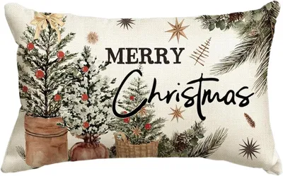 Kissenbezug Weihnachten 50x30 cm, Farbe C, für Couch und Bett