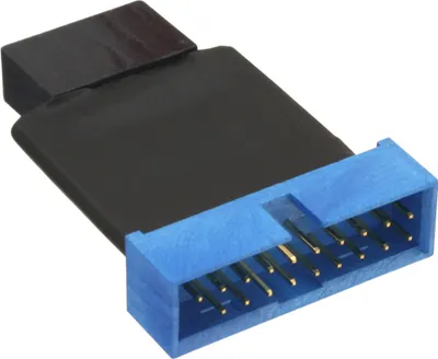 Immagine prodotto di InLine® 33449K Adattatore da USB 2.0 a 3.0 interno, da scheda madre USB 2.0 a USB 3.0 interno