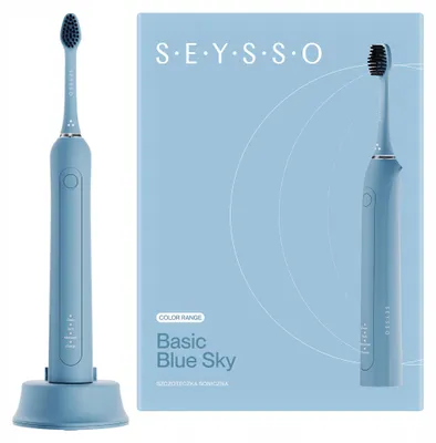 Produktbild von SEYSSO Basic Schallzahnbürste, 82K Bewegungen/Min, 3 Modi, 6 Wochen Laufzeit