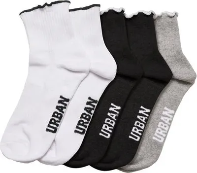 Obrázek produktu pro Ponožky Urban Classics Girly Small Edge Socks 4-Pack multicolor - 39–42