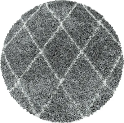 Obrázek produktu pro 80x80 (průměr) kruh Kusový koberec Alvor Shaggy 3401 grey kruh