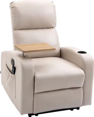 Produktbild von HOMCOM elektrisch Relaxsessel mit Massagefunktion, Fernsehsessel mit Liegefunktion, Massagesessel, Ruhesessel mit Fernbedienung