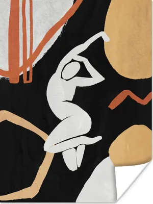 Produktbild von MuchoWow® Poster Frau - Design - Abstrakt 90x120 cm - Wohnzimmer