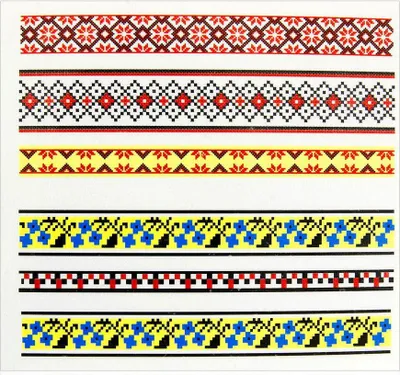 Obrázok produktu pre Vodou riediteľná nálepka na nechty 7 x 6,5 cm na 10 prstov č. c075