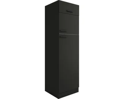Produktbild von Optifit Kühlumbauschrank für 145er Einbaukühlschrank Madrid420 BxTxH 60 x 57,1 x 206,8 cm anthrazit matt zerlegt Anschla