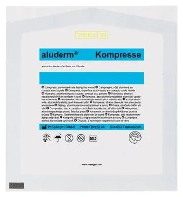 Obrázek produktu pro Aluderm kompresy 7,5x7,5 cm 1 ks
