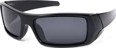 Produktbild von Superdunkle, polarisierte Sonnenbrille mit schwarzen Gläsern | Sportliche Sonnenbrille mit Rundumschutz | UV400 | Kategorie 4 | Bei Lichtempfindlichkeit