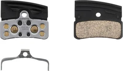 Produktbild von SHIMANO Scheibenbremsbelag P04C-MF Metall mit Kühlrippen - maximale Bremskraf...