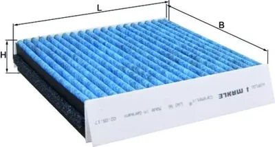 Obrázok produktu pre Vnútorný filter MAHLE LAO 96 – peľový filter pre SMART CITY-COUPE (450) s aktívnym uhlím
