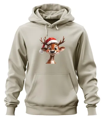 Zdjęcie produktu dla Świąteczna bluza z kapturem dla dzieci uni , natura, 3XL