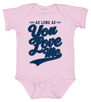 Produktbild von As Long As You Love Me 90er Musik Boyband Fan Geschenk nziger Baby Body, Pink, 0/3