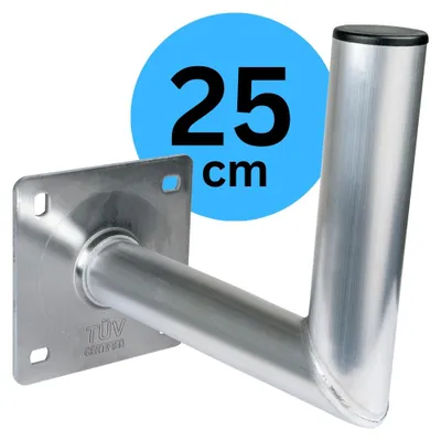 Produktbild von SCHWAIGER Wandhalter für Offset Antennen Aluminium 25 cm Ausleger 48 mm Rohr