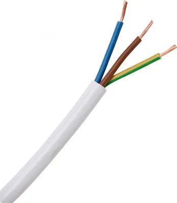 Image de KOPP Flexible H03VV-F 3 G 0.75 mm² Blanc Kopp 151625006 25 m