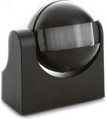 Produktbild von Bewegungsmelder Bewegungssensor Sensor Melder Schwarz Lampe 180°